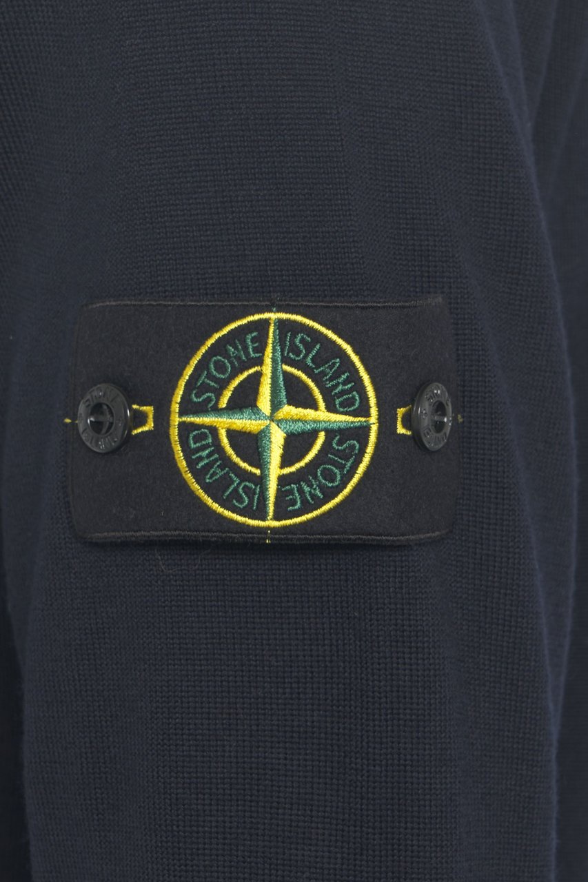 Stone Island Dolcevita con dettaglio logo Blauw