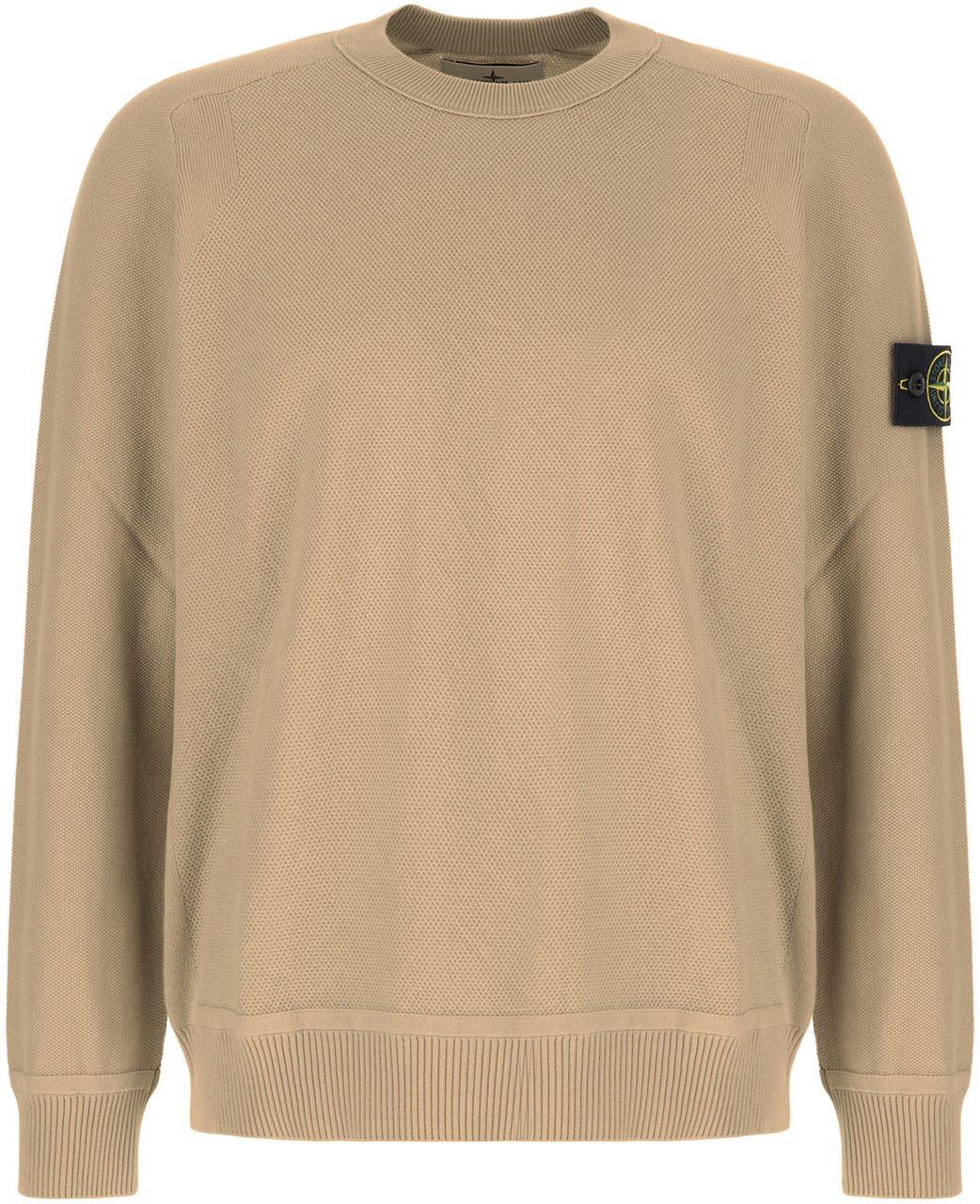Stone Island Stone Island Cappuccino cotton sweater Bruin