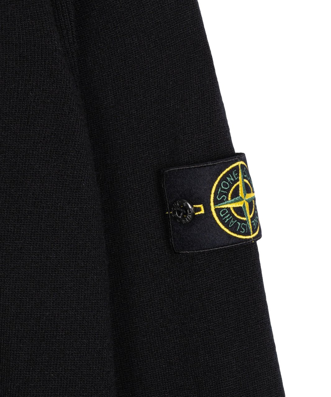 Stone Island Knit jacket with zipper Zwart