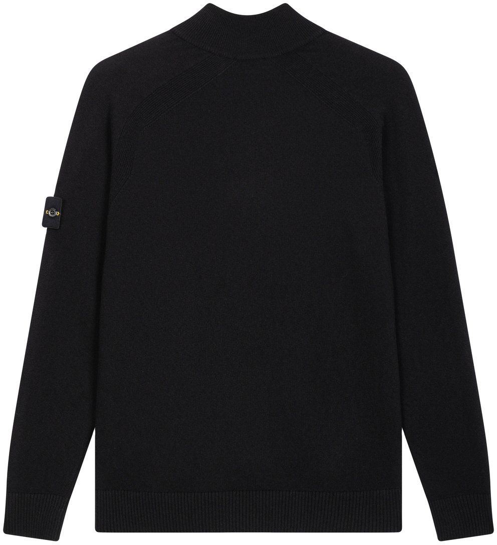 Stone Island Giacca in maglia con zip Zwart