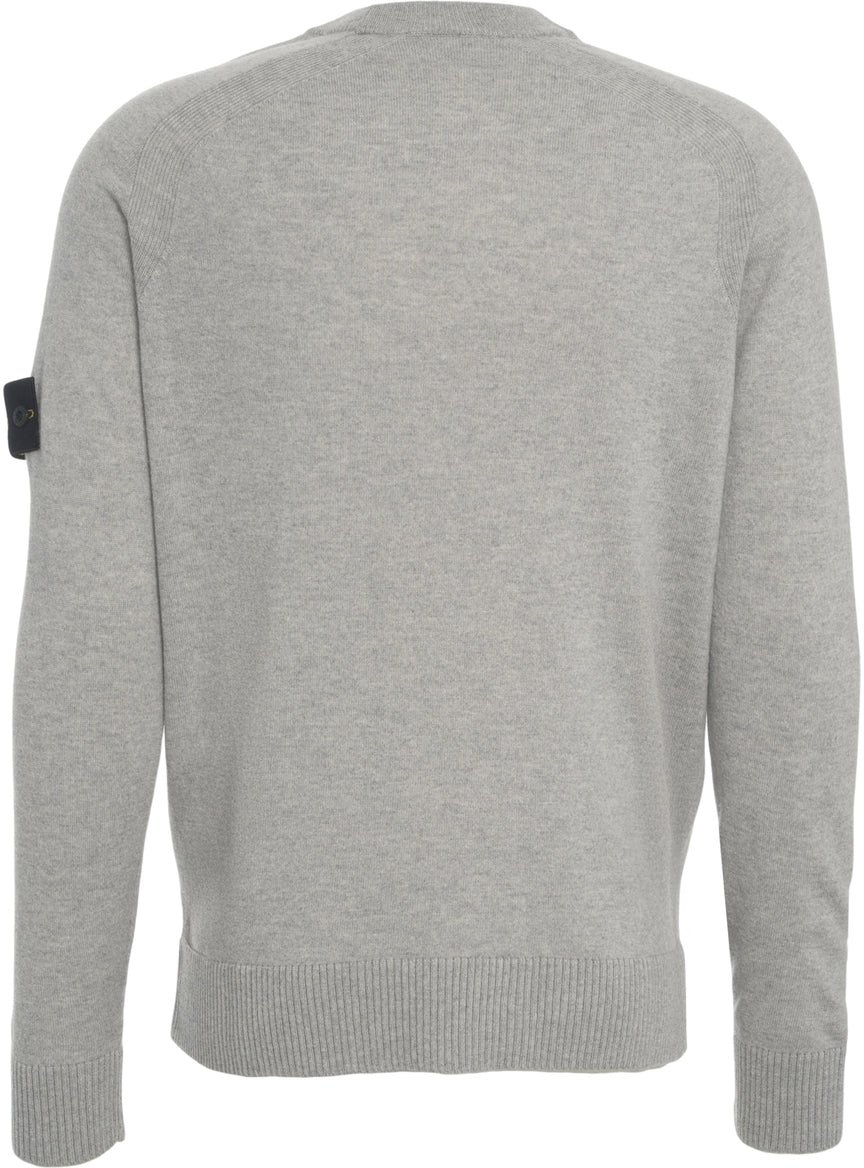 Stone Island Sweater with logo application Beige