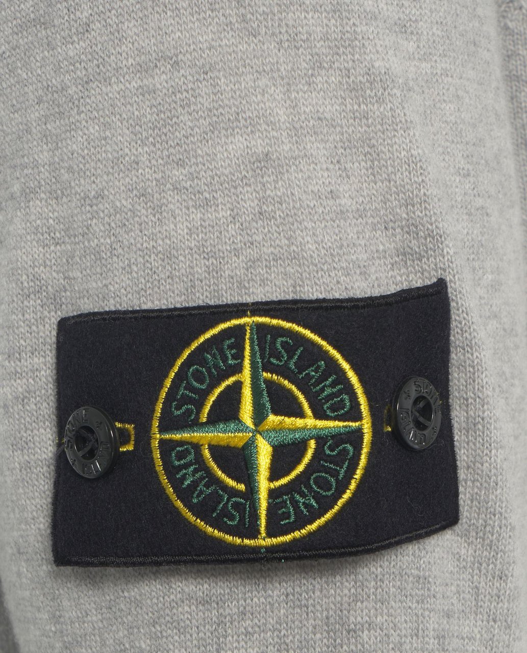Stone Island Sweater with logo application Beige