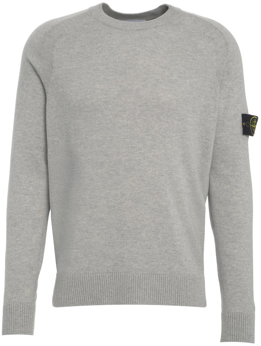 Stone Island Maglione con applicazione logo Grijs
