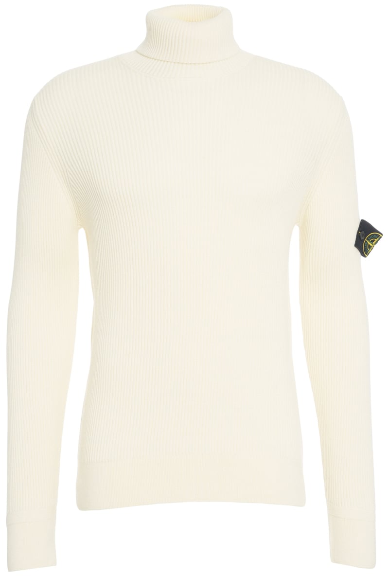 Stone Island Dolcevita con logo Wit