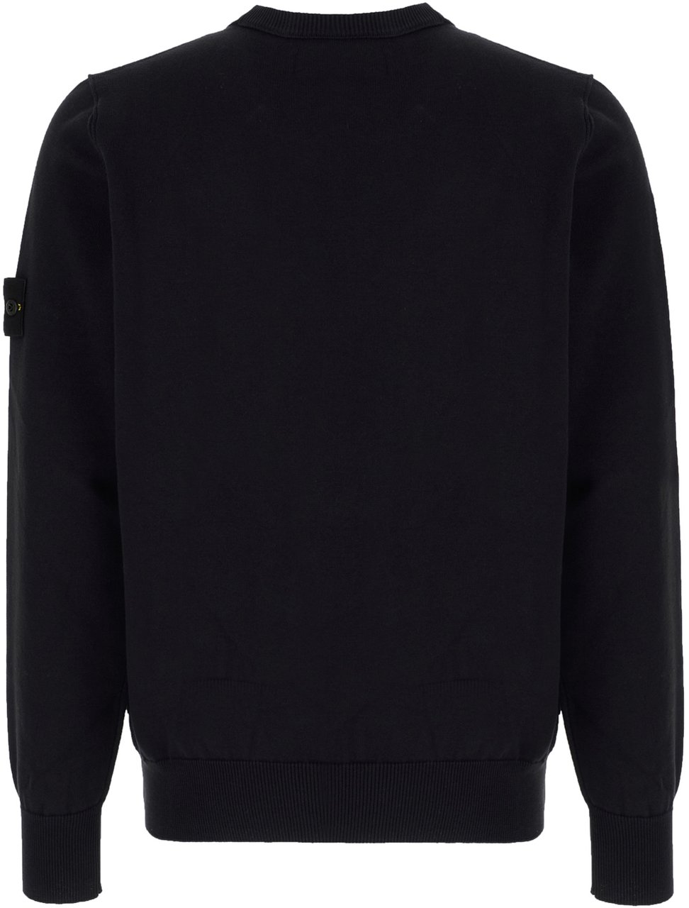 Stone Island Stone Island Black cotton sweater Zwart