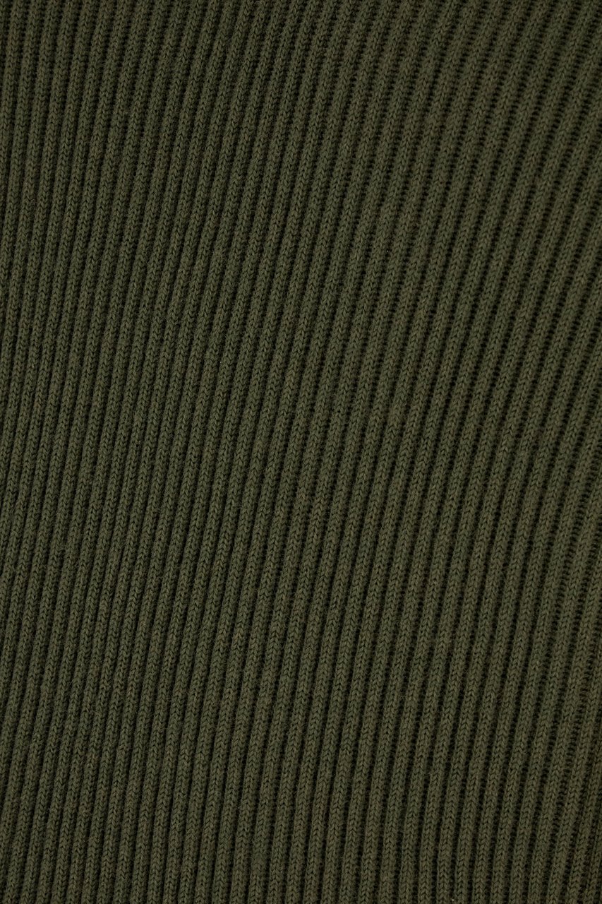 Stone Island Stone Island Military green wool sweater Groen