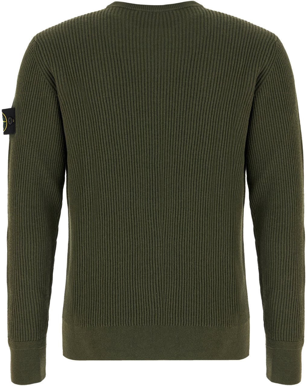 Stone Island Stone Island Military green wool sweater Groen