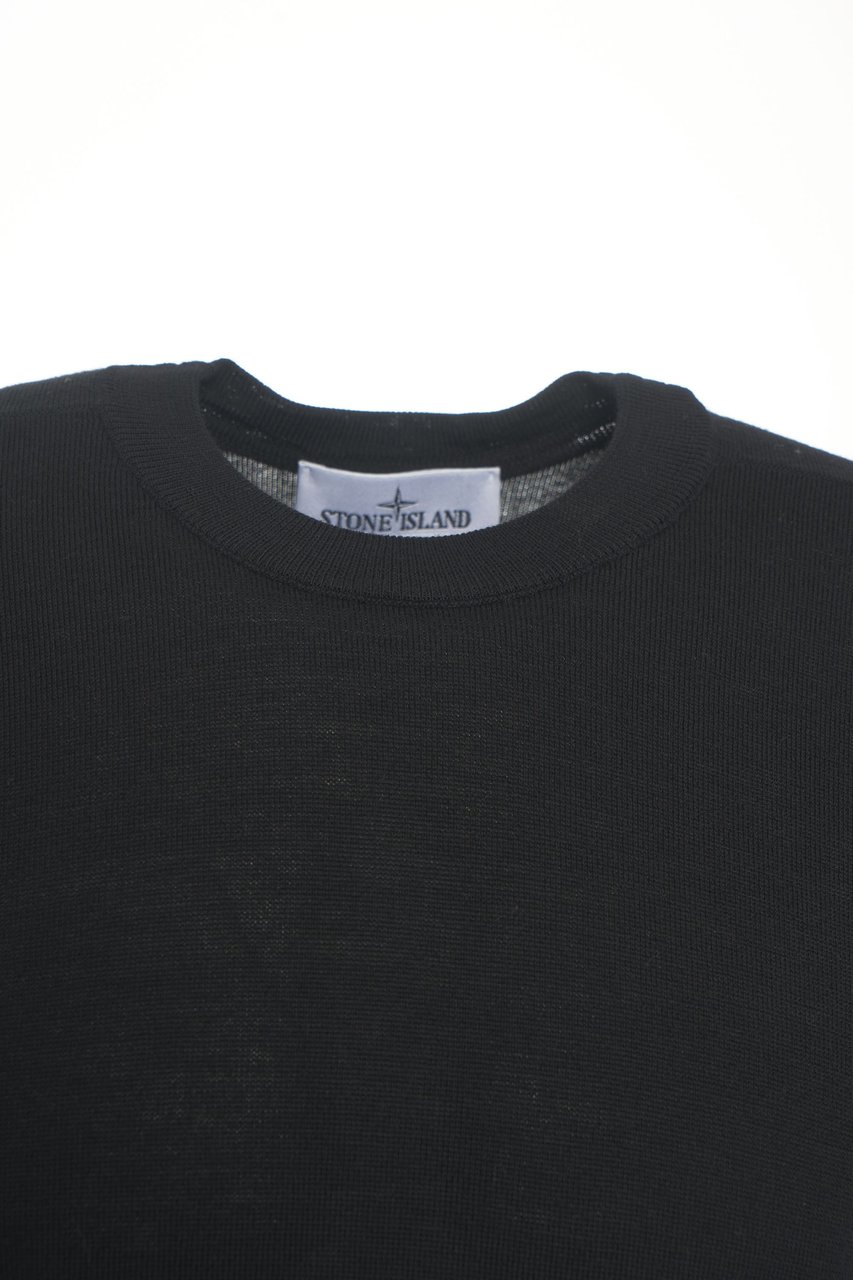 Stone Island Sweater with logo detail Blauw