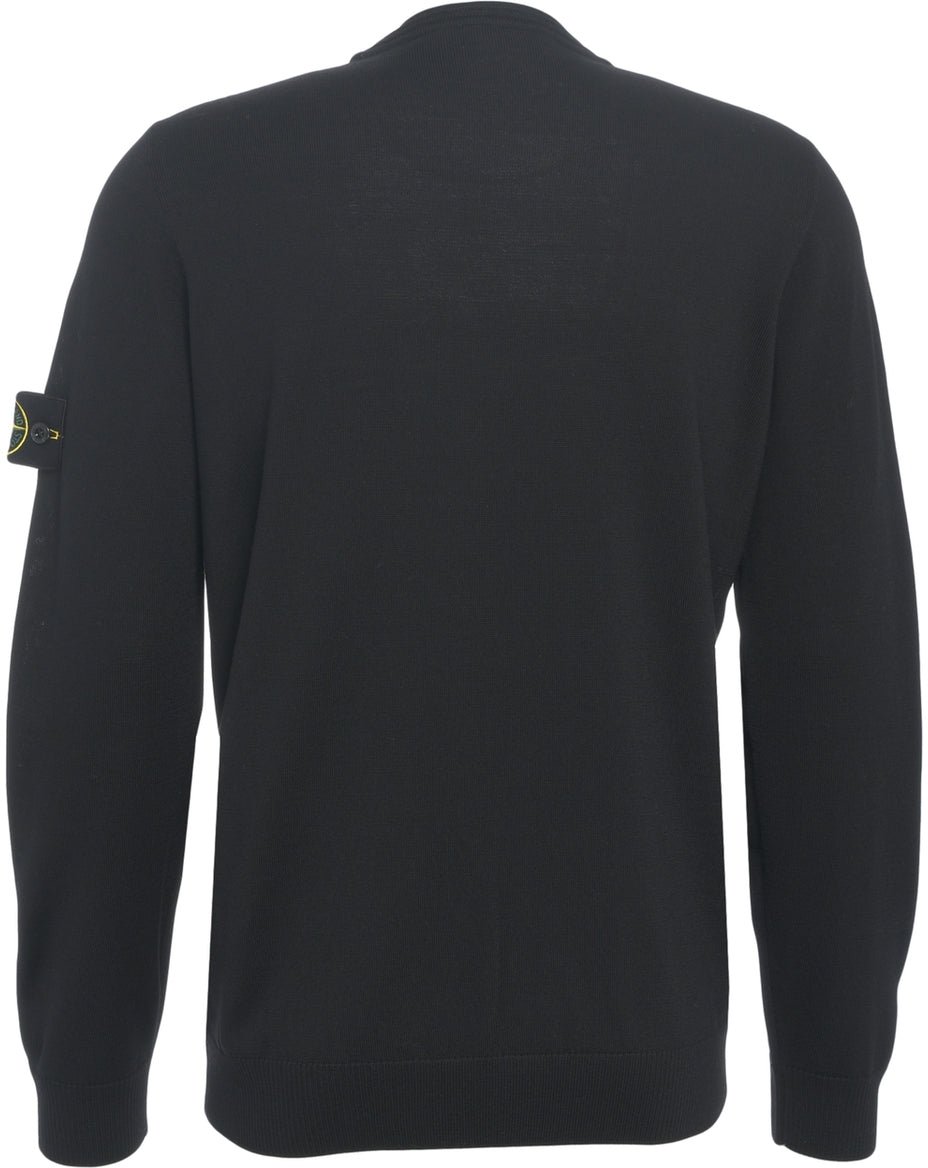 Stone Island Sweater with logo detail Blauw