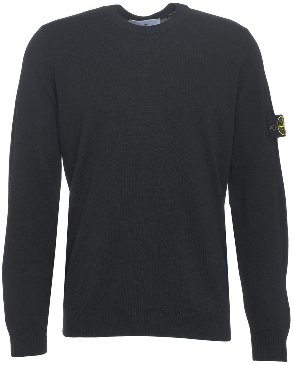 Stone Island Pullover con dettaglio logo Blauw