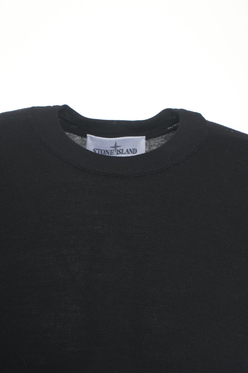 Stone Island Pullover con dettaglio logo Blauw