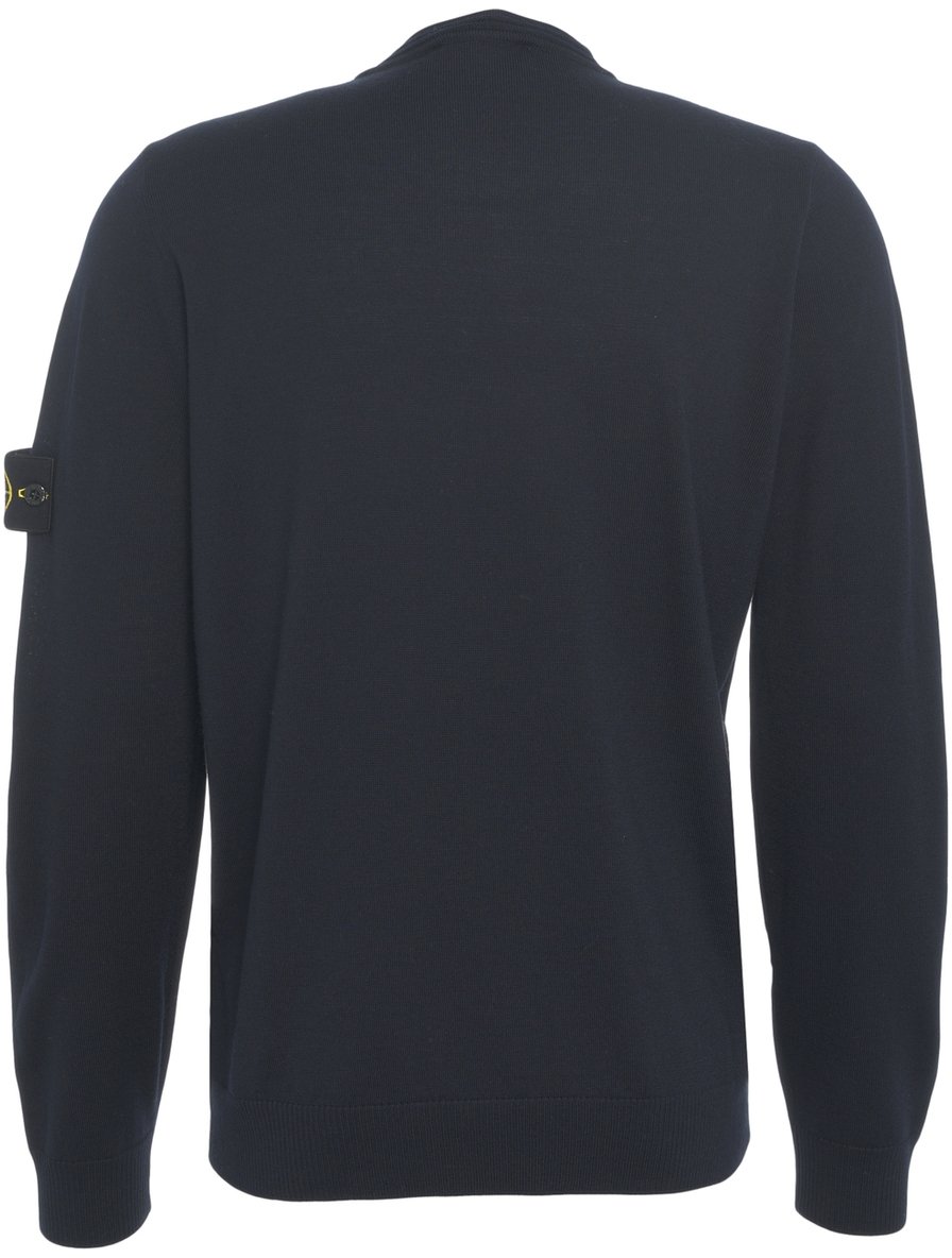 Stone Island Pullover con dettaglio logo Blauw