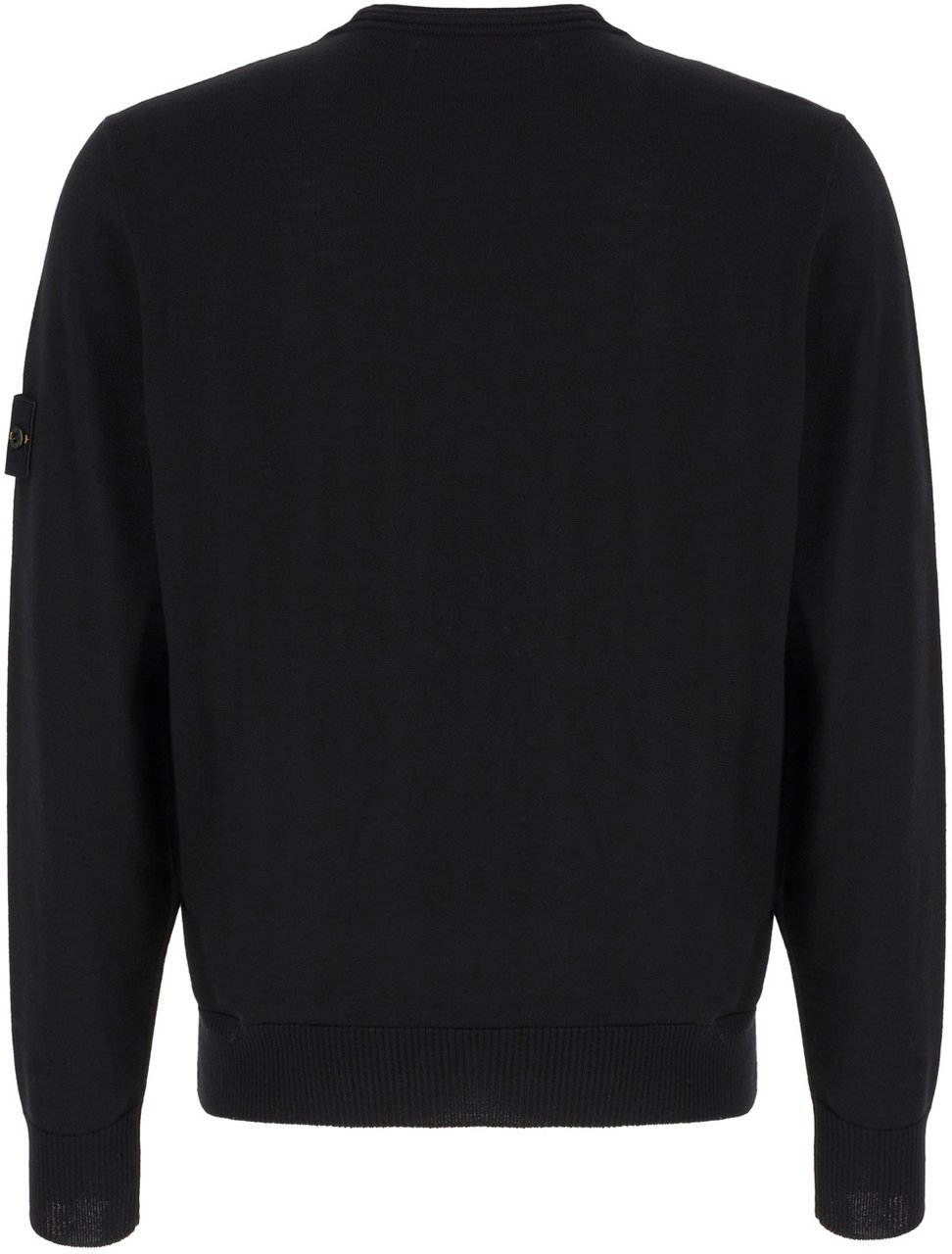 Stone Island Black wool sweater Zwart