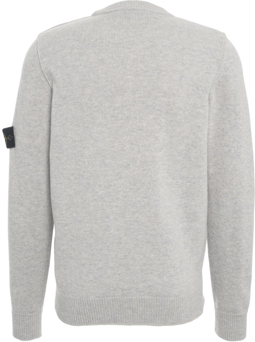 Stone Island Sweater with logo detail Beige
