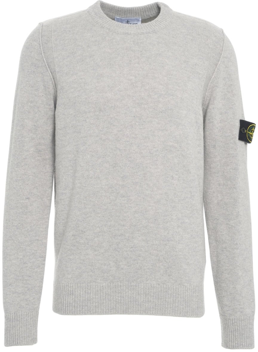 Stone Island Sweater with logo detail Beige