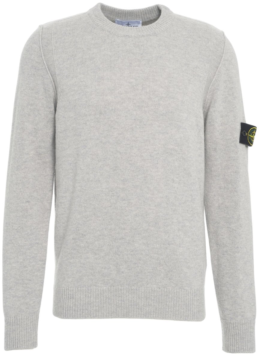 Stone Island Maglione con dettaglio logo Grijs
