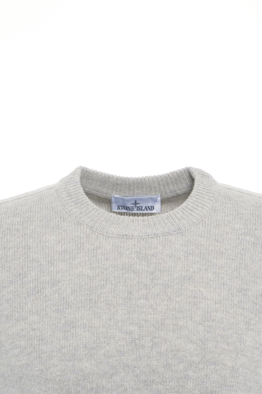 Stone Island Maglione con dettaglio logo Grijs