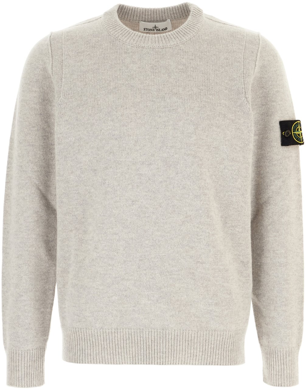 Stone Island Stone Island Grey wool blend sweater Grijs