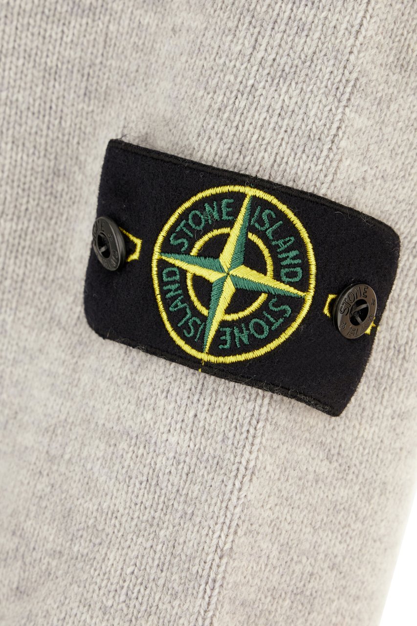 Stone Island Stone Island Grey wool blend sweater Grijs