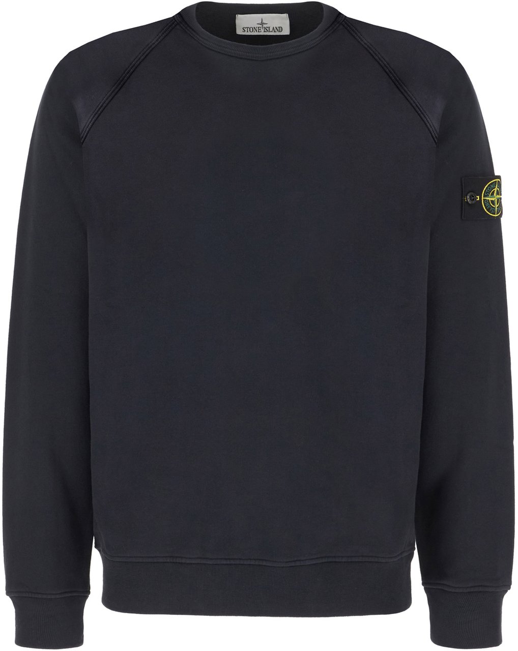Stone Island Blue cotton sweatshirt Blauw