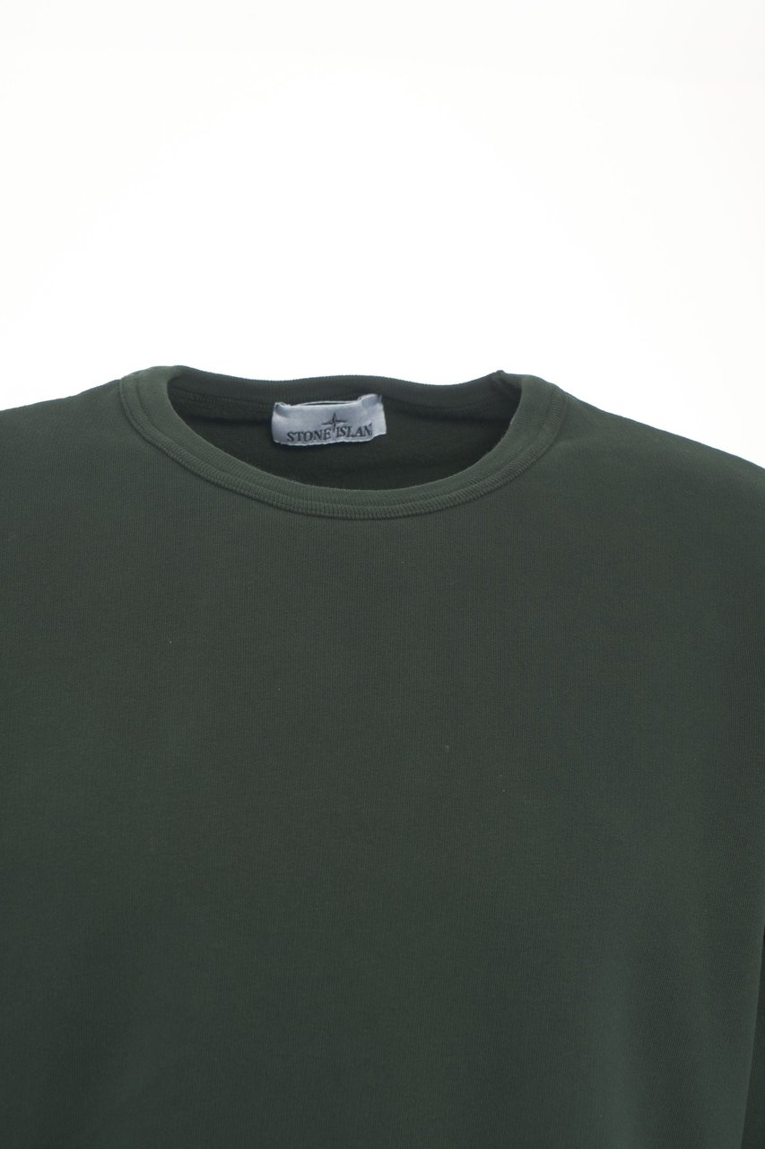 Stone Island Sweatshirt with sleeve pockets Groen
