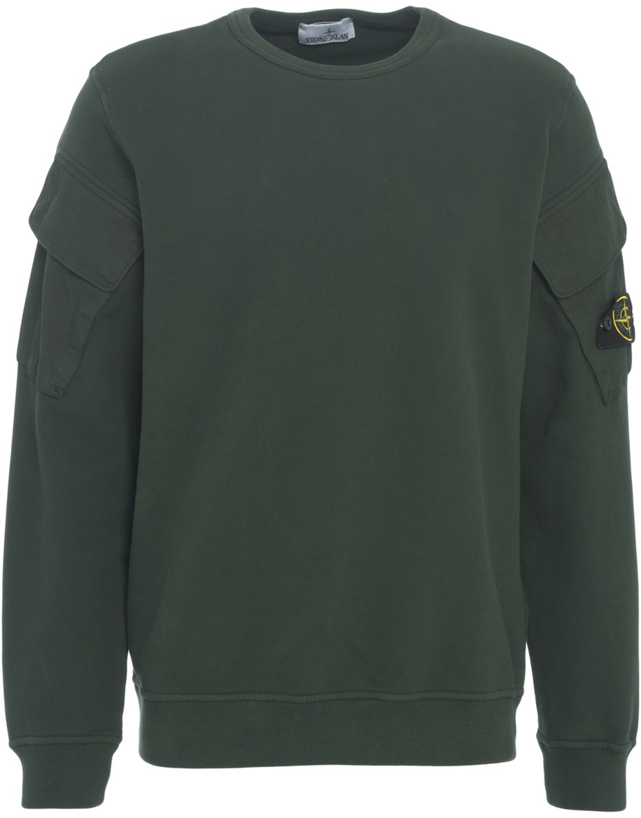 Stone Island Felpa con tasche sulle maniche Groen