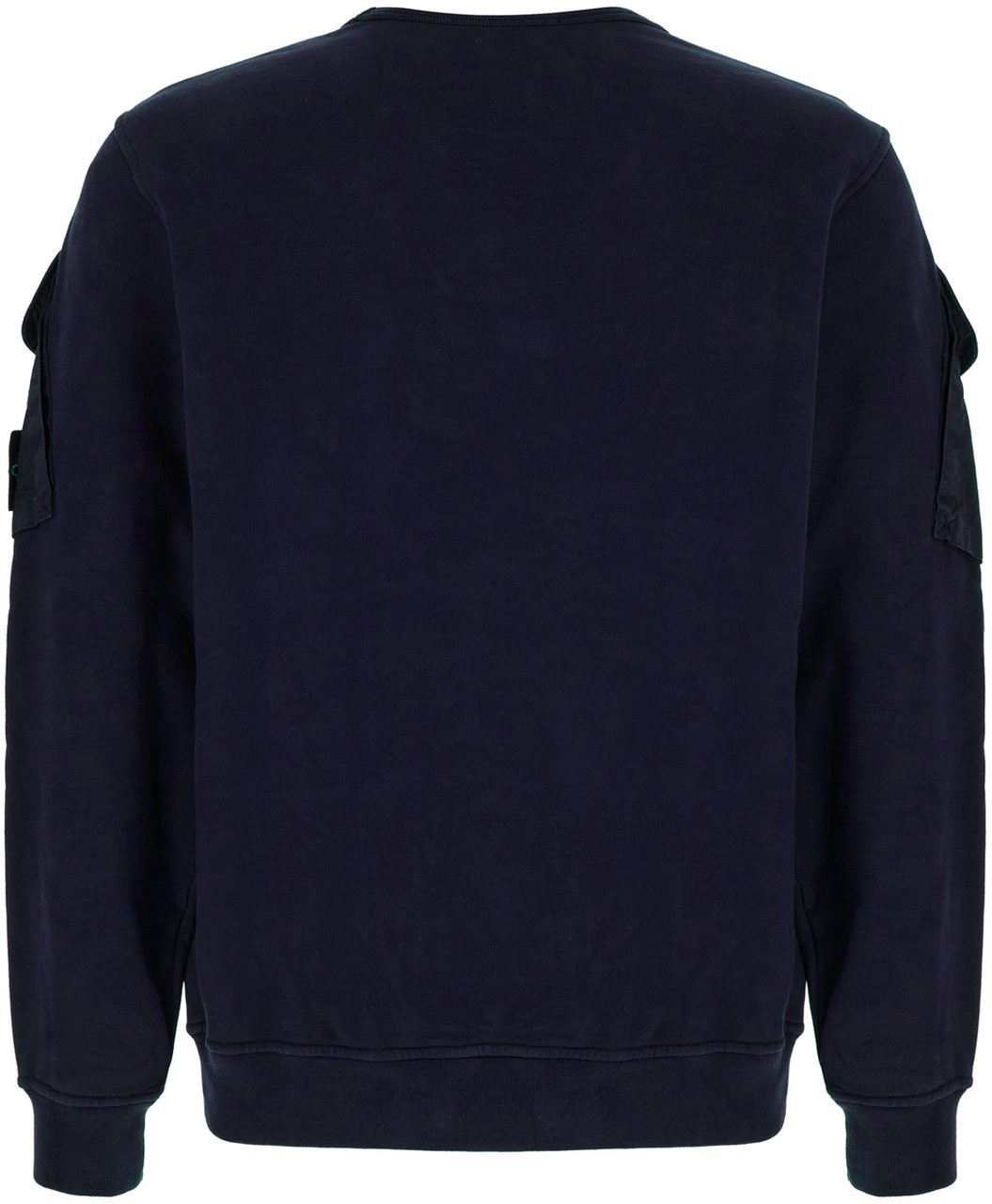Stone Island Stone Island Midnight blue cotton sweatshirt Blauw