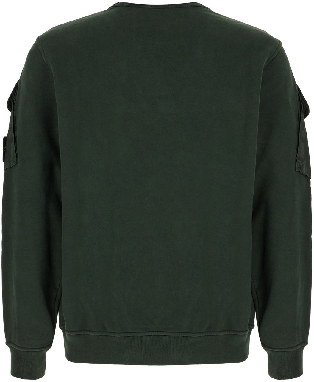 Stone Island Stone Island Bottle green cotton sweatshirt Groen