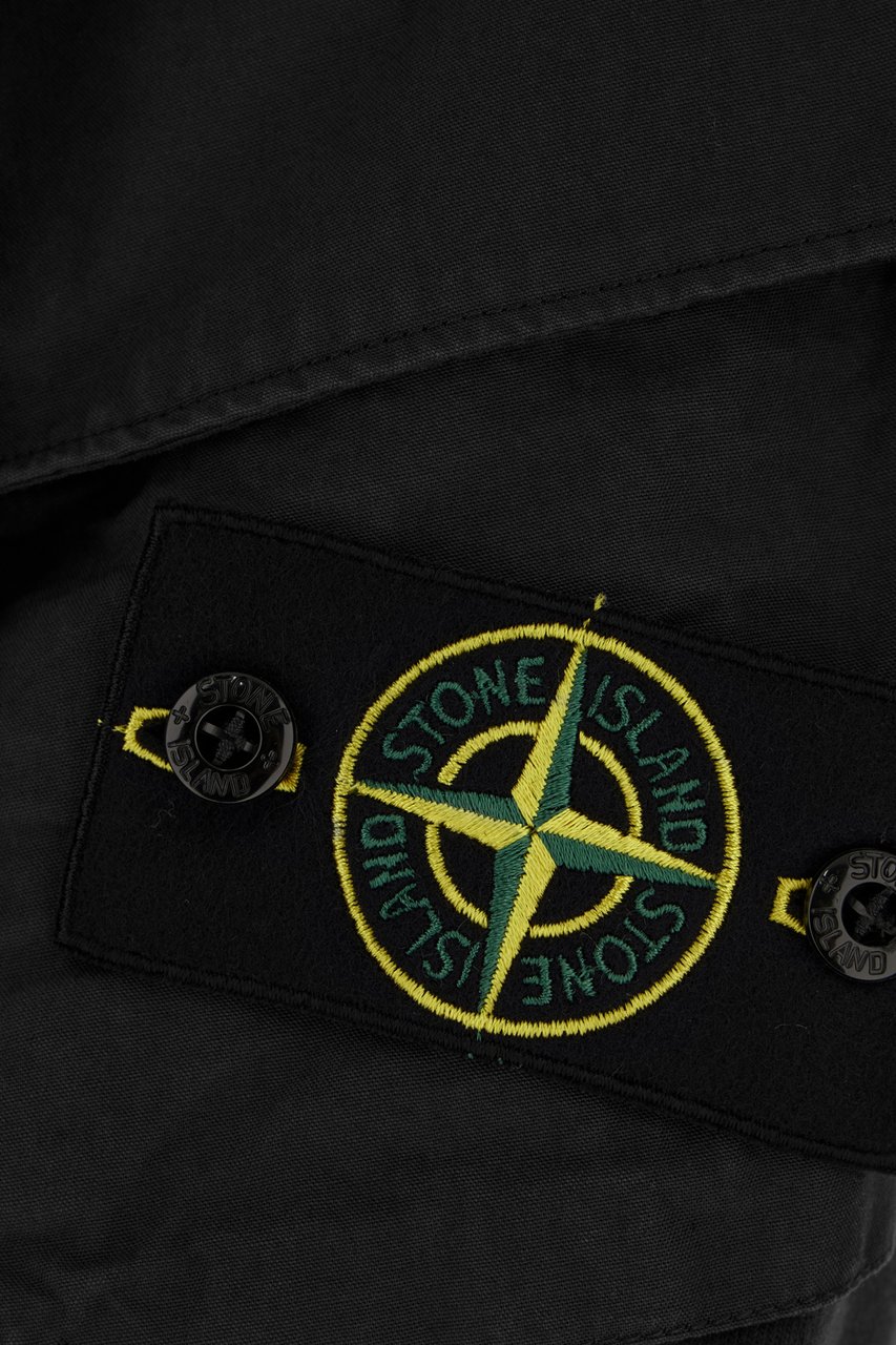 Stone Island Stone Island Slate cotton sweatshirt Zwart