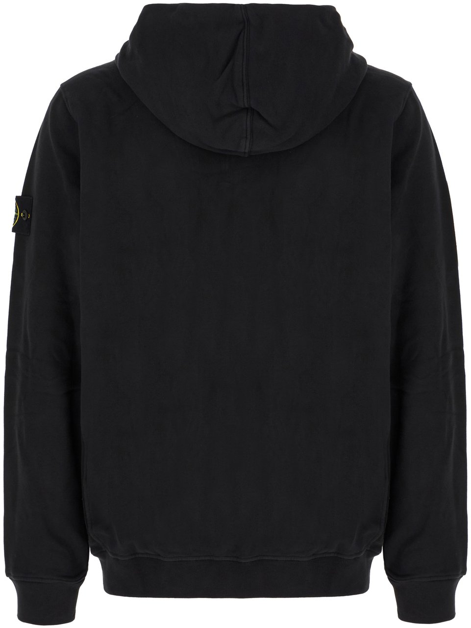 Stone Island Black cotton sweatshirt Zwart