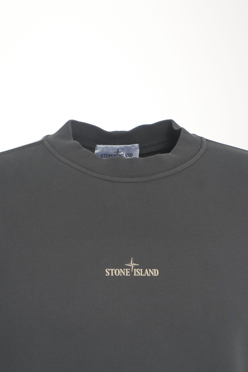 Stone Island Sweatshirt with print 'Industrial Four' Beige