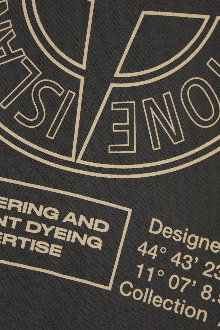 Stone Island Stone Island Slate cotton sweatshirt Grijs