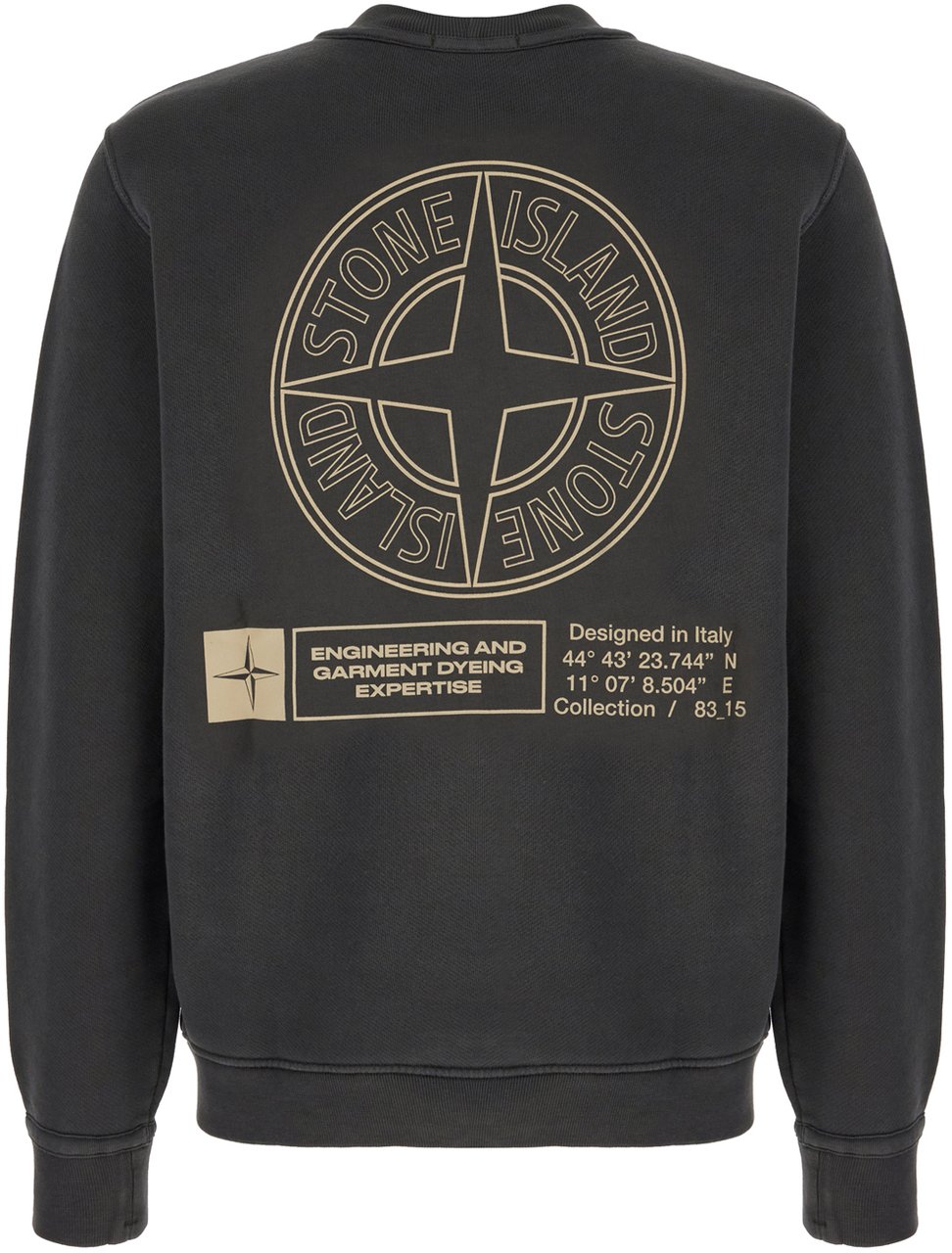 Stone Island Stone Island Slate cotton sweatshirt Grijs