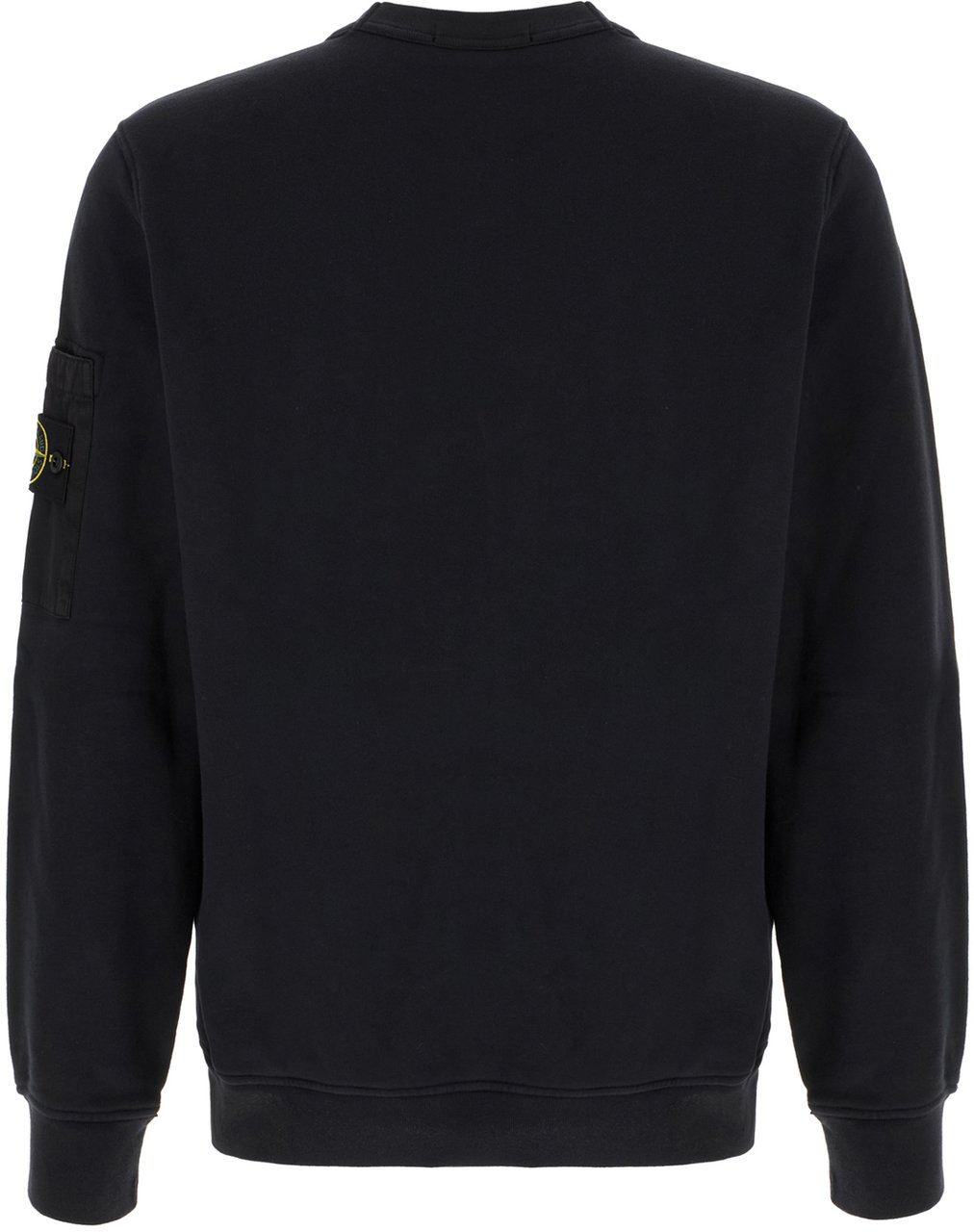 Stone Island Stone Island Black cotton sweatshirt Zwart