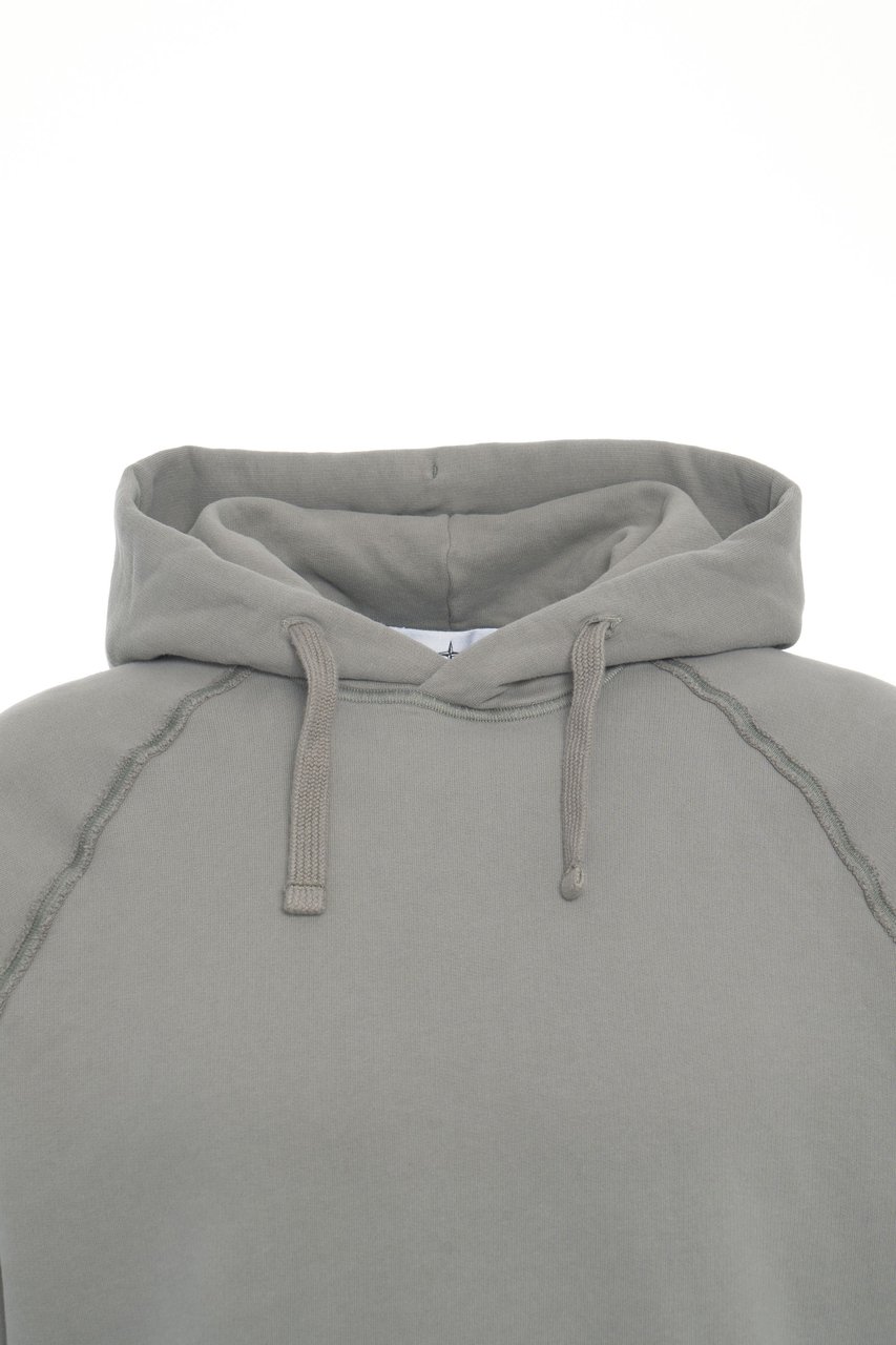 Stone Island Felpa con cappuccio e logo Grijs