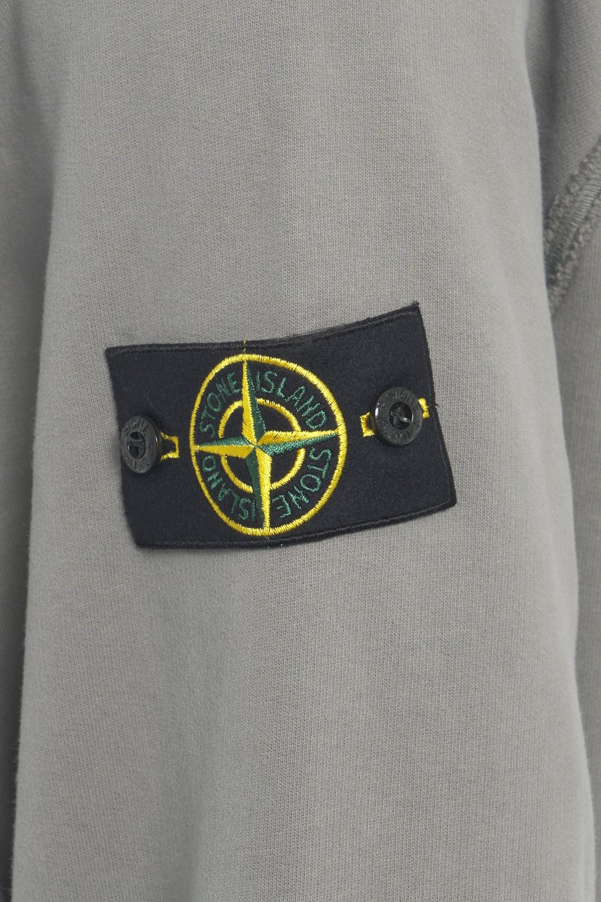 Stone Island Felpa con cappuccio e logo Grijs