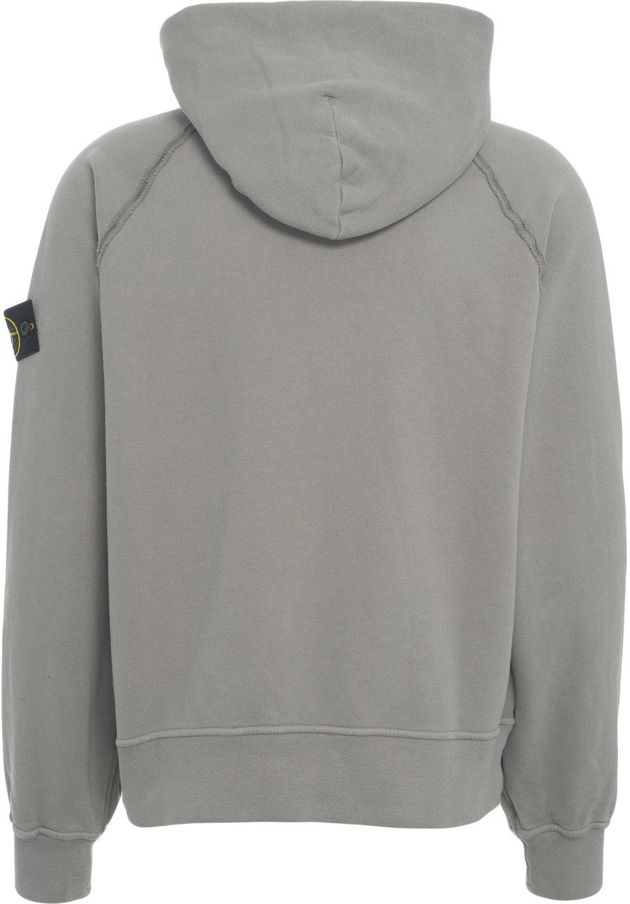 Stone Island Felpa con cappuccio e logo Grijs