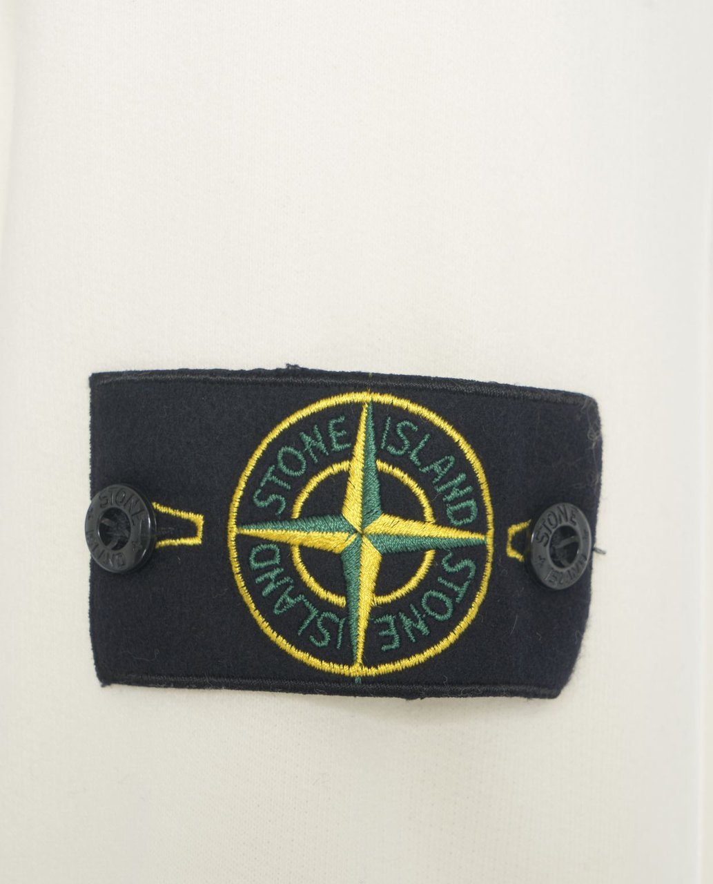 Stone Island Sweatshirt with logo detail Wit