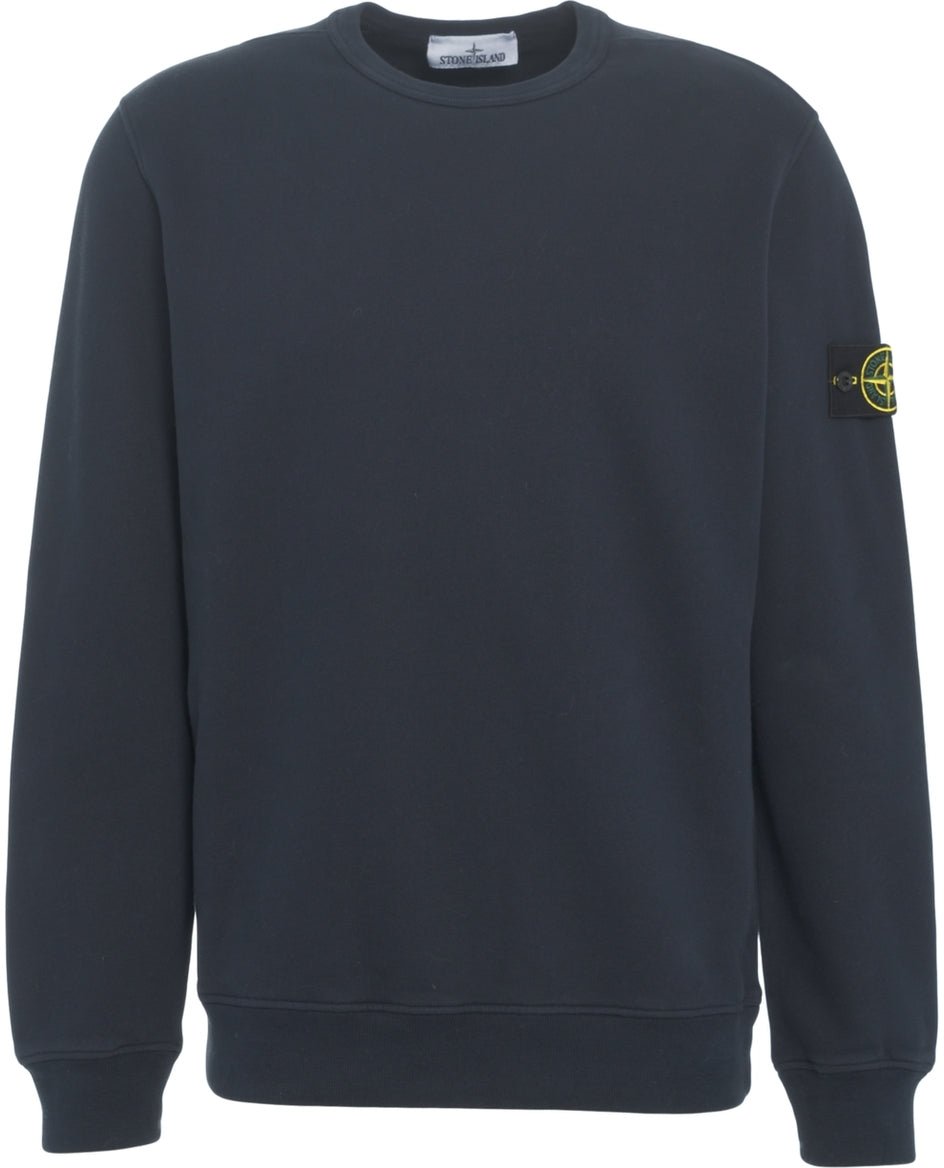Stone Island Sweatshirt with logo detail Blauw