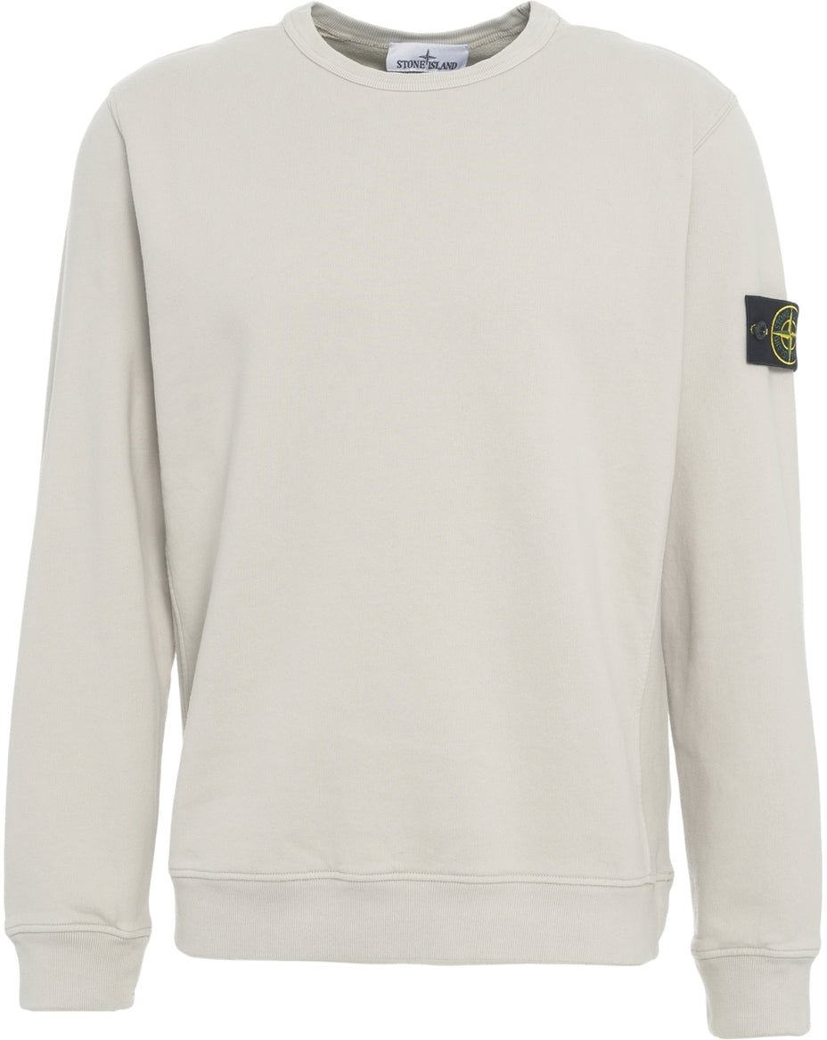 Stone Island Sweatshirt with logo detail Grijs
