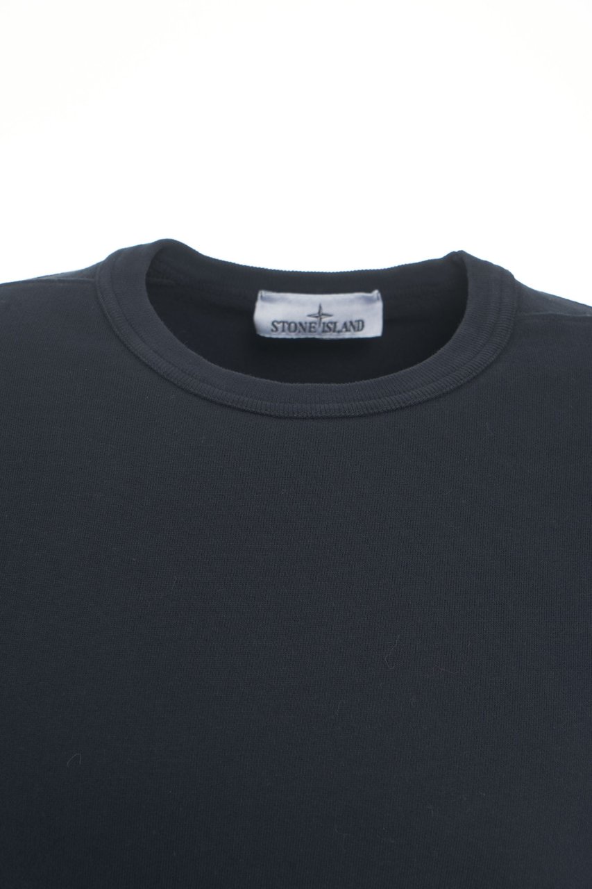 Stone Island Sweatshirt with logo detail Blauw