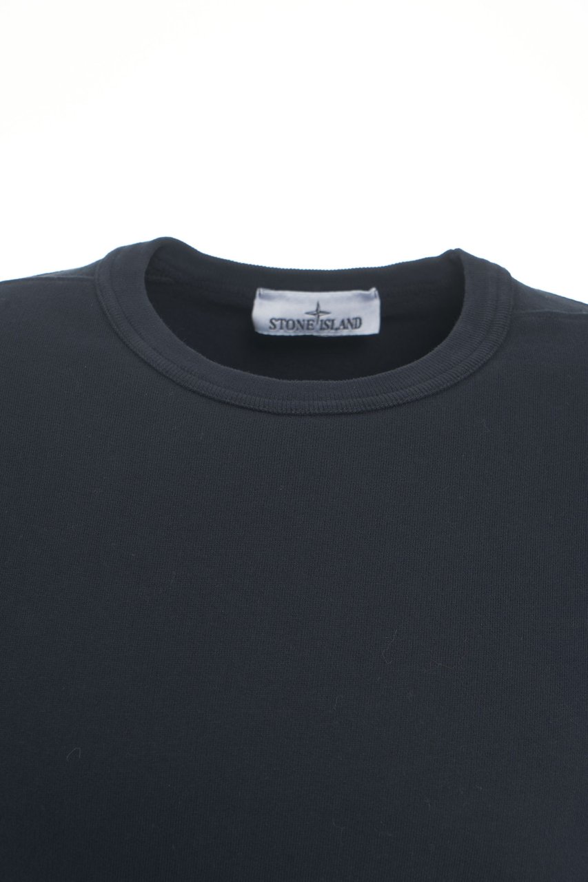 Stone Island Felpa con dettaglio logo Blauw