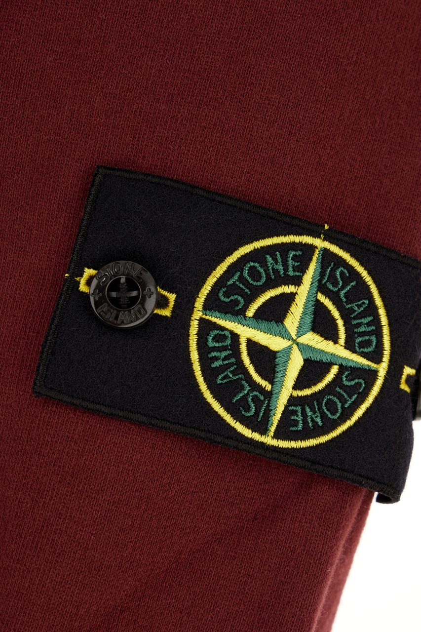 Stone Island Stone Island Grape cotton sweatshirt Rood