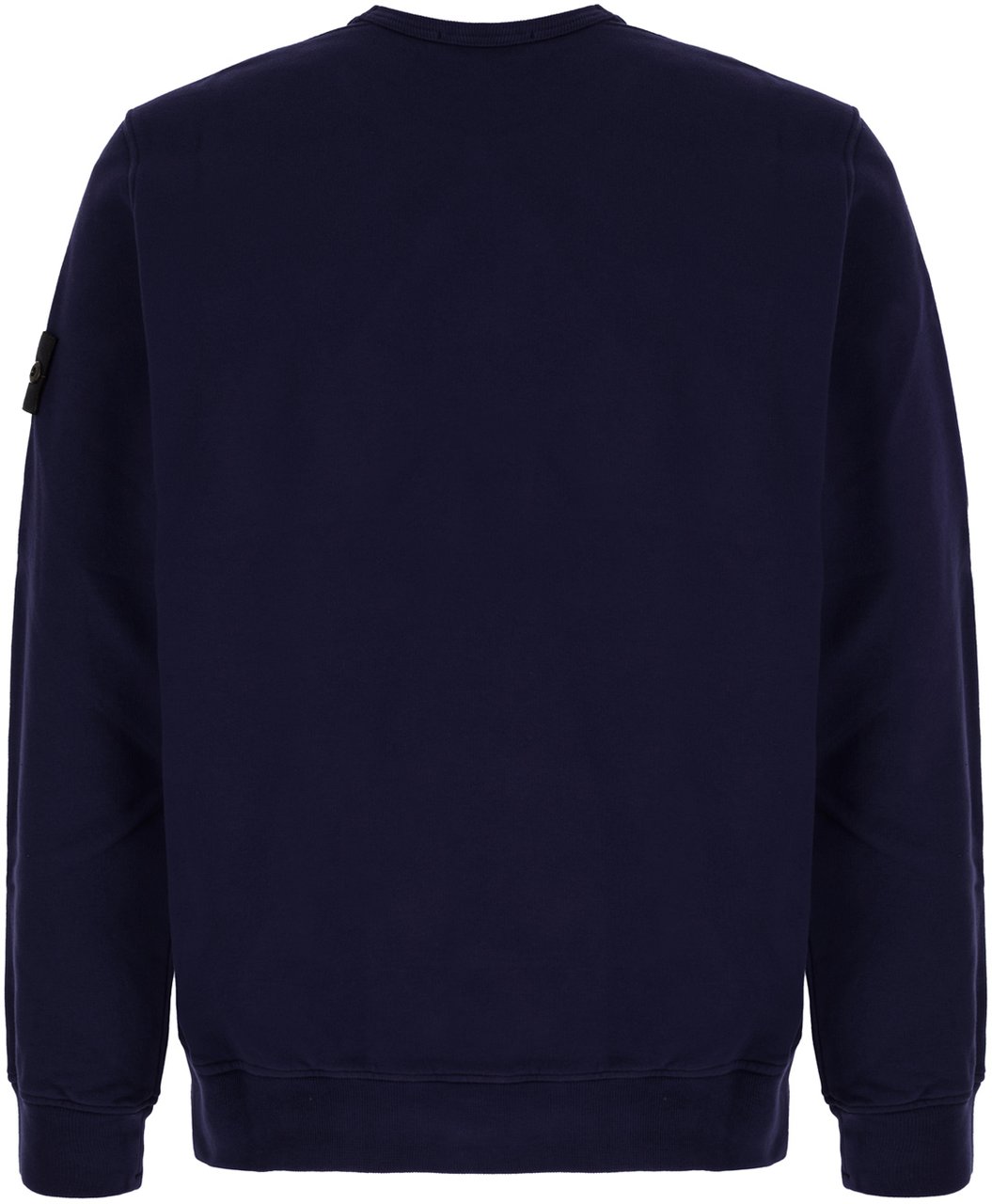 Stone Island Stone Island Navy blue cotton sweatshirt Blauw