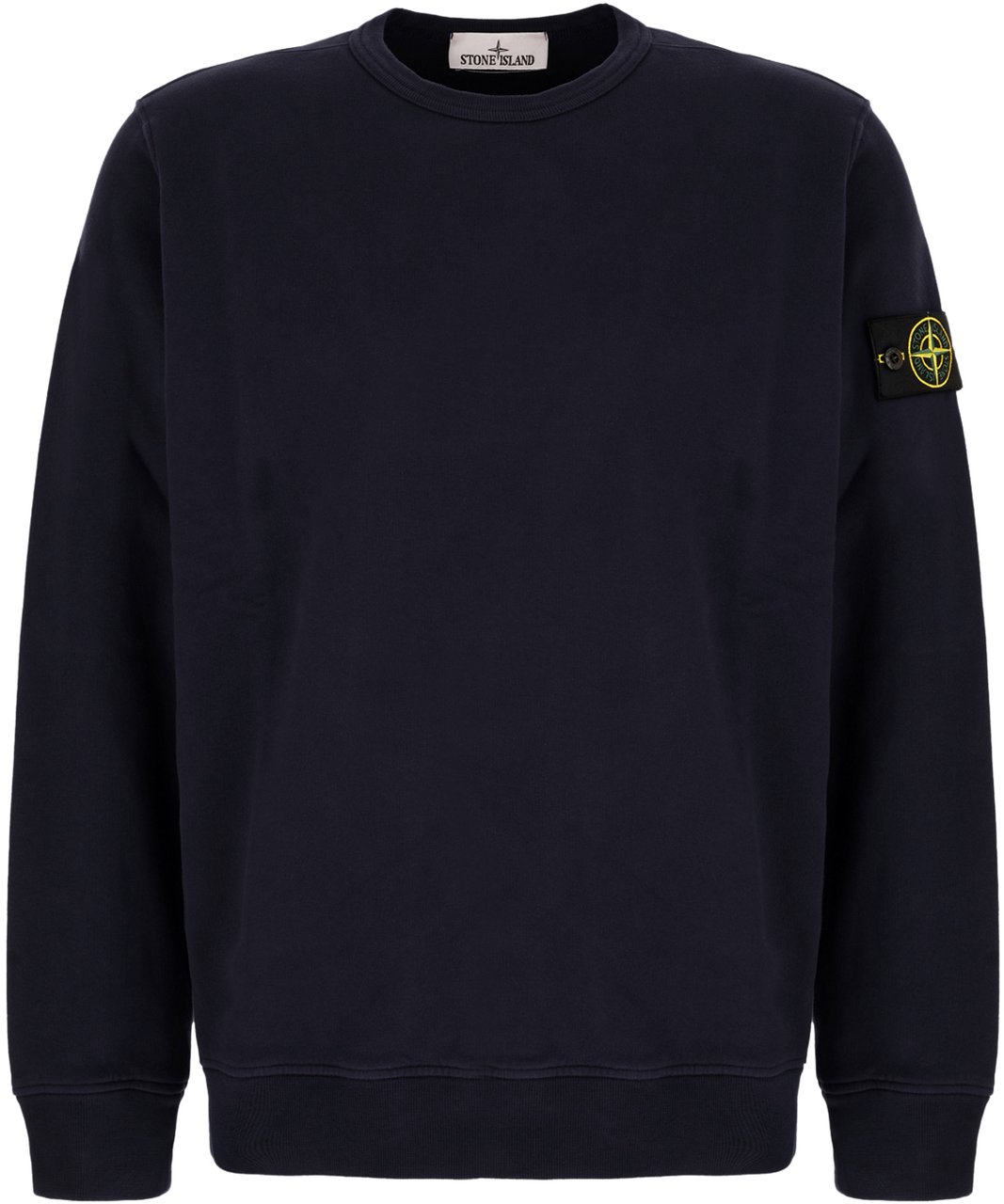 Stone Island Stone Island Felpa in cotone blu notte Blauw
