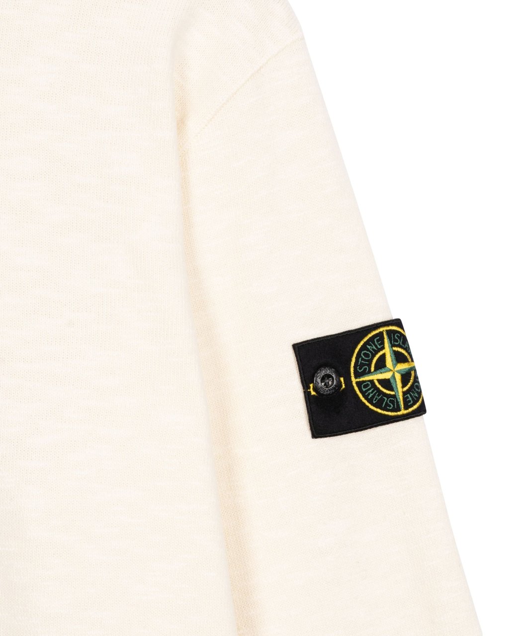 Stone Island Sweatshirt with logo detail Wit