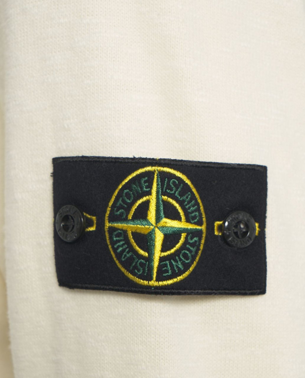 Stone Island Sweatshirt with logo detail Wit