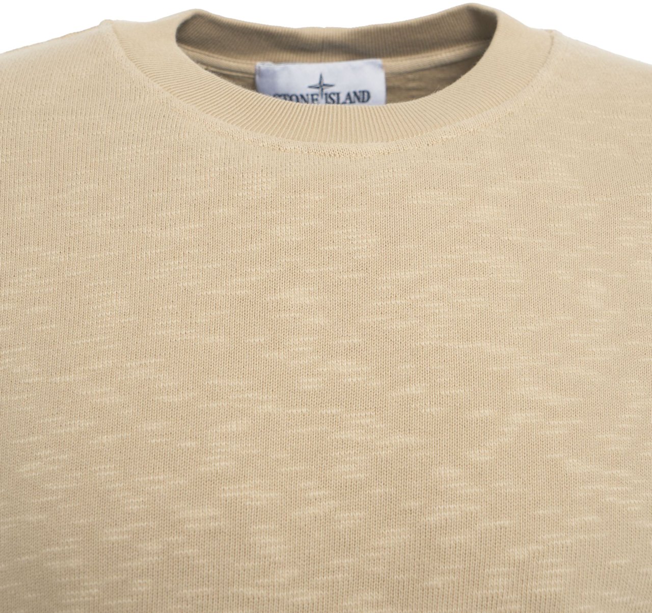 Stone Island Sweatshirt with logo detail Beige