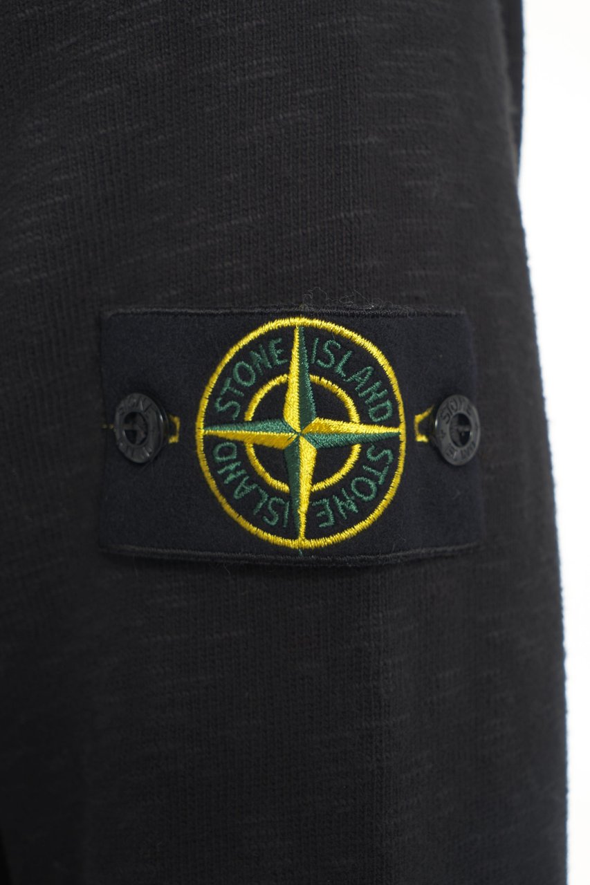 Stone Island Felpa con dettaglio logo Zwart