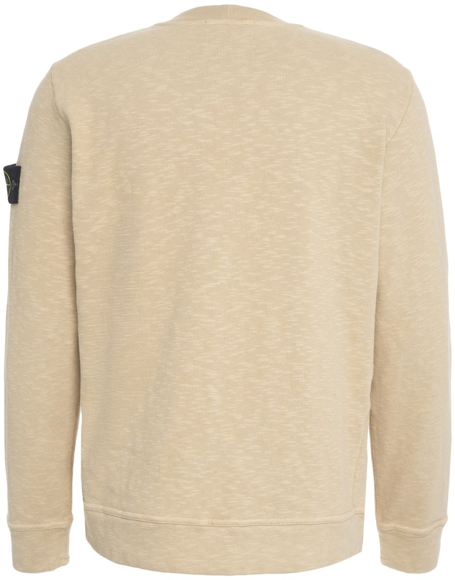 Stone Island Felpa con dettaglio logo Beige